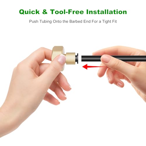 1 4 Inch Brass Drip Irrigation Connector (1/4 Inch Brass Connector)
