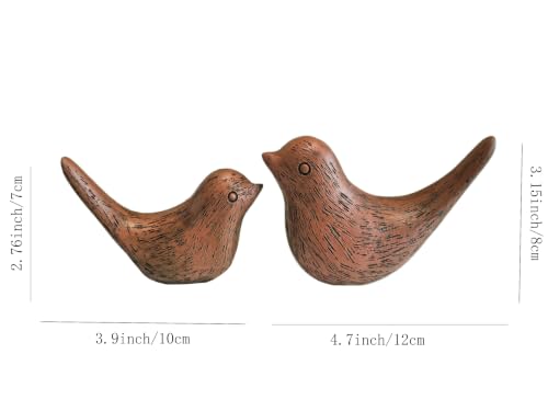 Birds Figurine (Jujube-red)