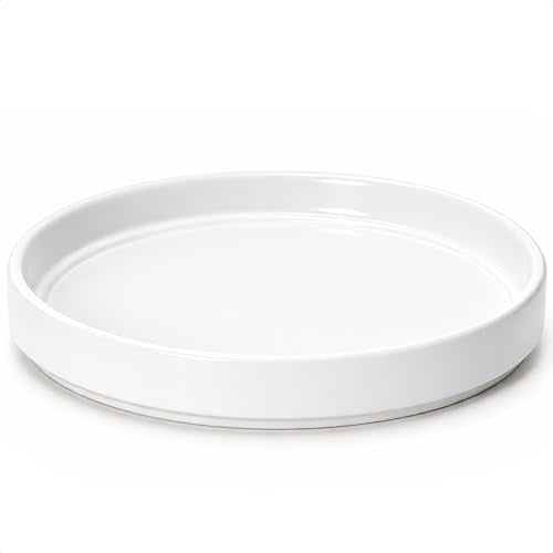 Ceramic Plant Saucer (11.8" (1 Pack) / White)