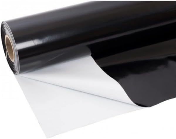 8 Mil Black White Pond Liner