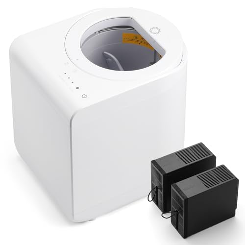 R500 V Electric Composter (White / Visual Glass Cover)