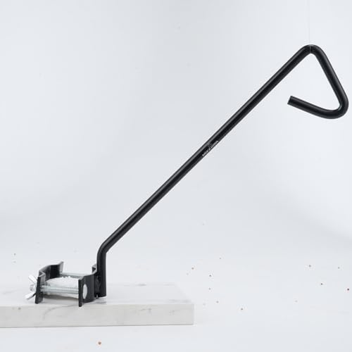 11 Inch Long Fence Deck Hook Rail Hanging Mounting Kit Heavy Duty Bird Feeder Hook Decorative Hanger for Bird Feeders Planters Suet Baskets Lanterns on Balcony Porch Railing Fence