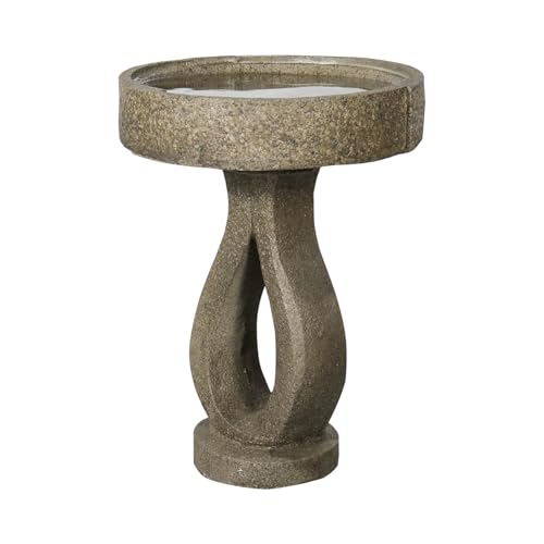 21.8”Birdbaths for The Garden Clearance (21.8in. H / stone-brown)