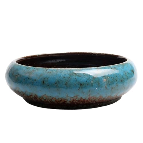 Lotus Bowl Planter (Ice Blue)