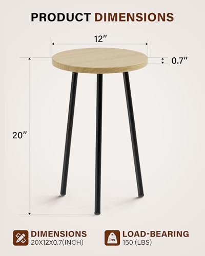 Plant Stand Indoor 2 Pack (Burlywood / 20"&20")