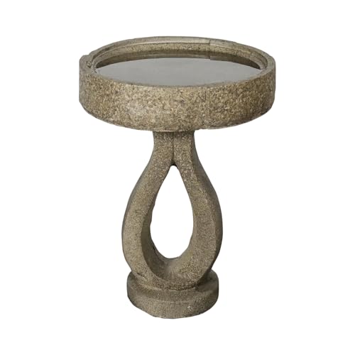 21.8”Birdbaths for The Garden Clearance (21.8in. H / stone-brown)