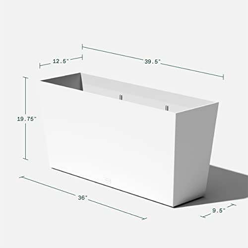Pure Series Midori Planter (White / 39 inch)