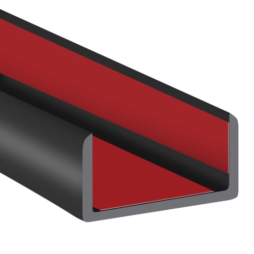 Rubber Edge Trim (Fit 1-1/8" - L20' / Black)