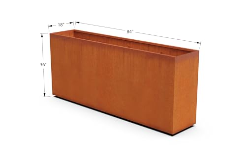 Large Rectangular Planter for Outdoor Plants