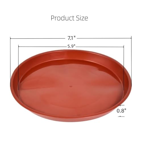 6 Pack 7.1 Inch (7.1"(6 Pack) / Brown)