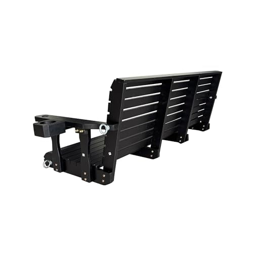 Wooden Porch Swing 3 (Iron Black / 5 FT Extra Large)