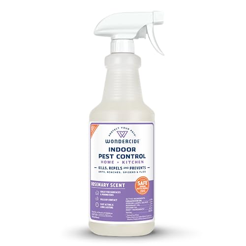 Indoor Pest Control Spray for Home & Kitchen Rosemary 32 oz (32 Fl Oz (Pack of 1))