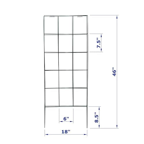 2Pack Green Garden Cucumber Trellis 46” x 18” A
