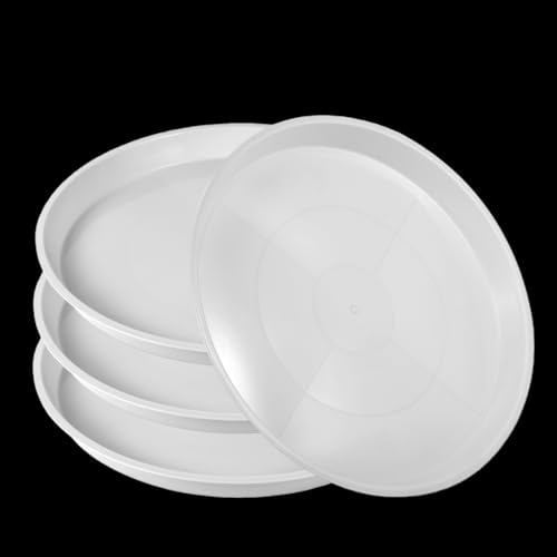 13.5 Inch Plant Saucer (13.5" (4 Pack) / White)