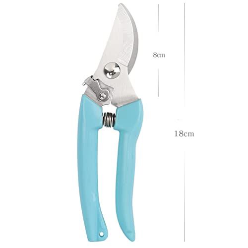 Curve Gardening Scissor with Sharp Stainless Steel Blade Garden Shears for Cutting Flowers Trimming Plants of Yard Florist Flower Rose Herb Hedge Bonsai and Fruits Picking