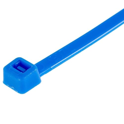 4 Inch Blue Zip Ties (Blue / 4" (18lb))