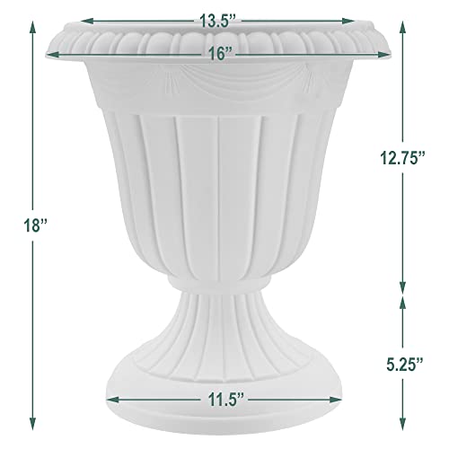 PL00CP Classic Traditional Plastic Urn Planter