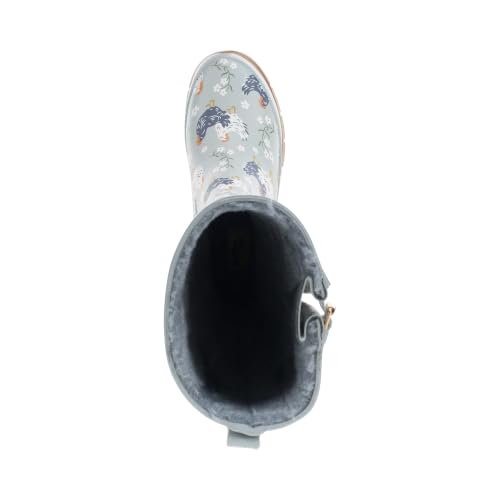 Women's Tall Waterproof Rain Boot (7 / Blue)