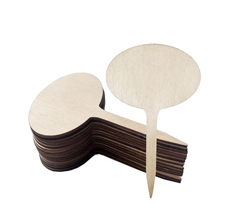 100 Pcs Wood Plant Labels