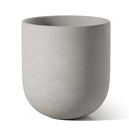 8 Inch Ceramic Plant Pot (Neutral Gray / 8 Inch)