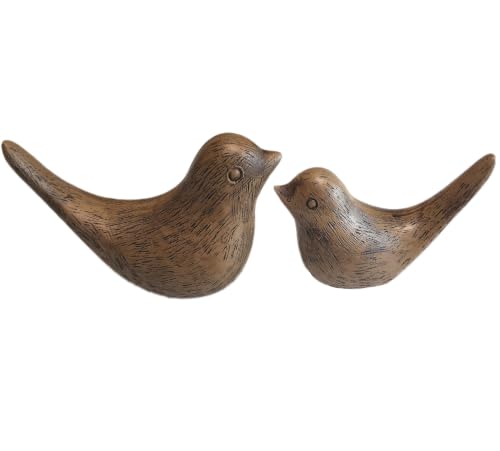 Birds Figurine (Brown-wood)