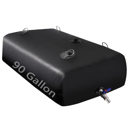 Water Tank Water Storage Bladder (Black / 90 Gallon)