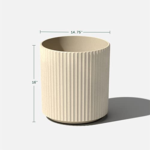 Demi Series Planter (Sand / 16 inch - 2 Pack)