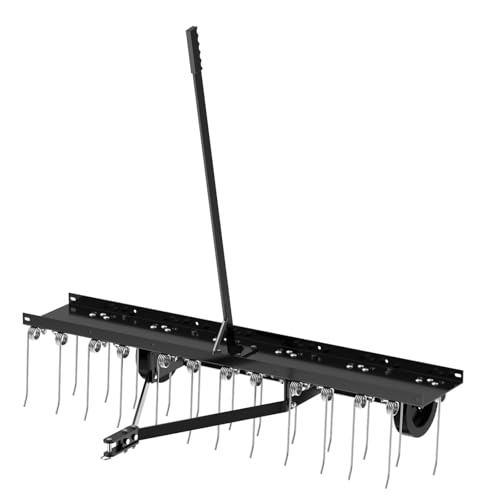 48" Tow Behind Dethatcher (Black-48IN)