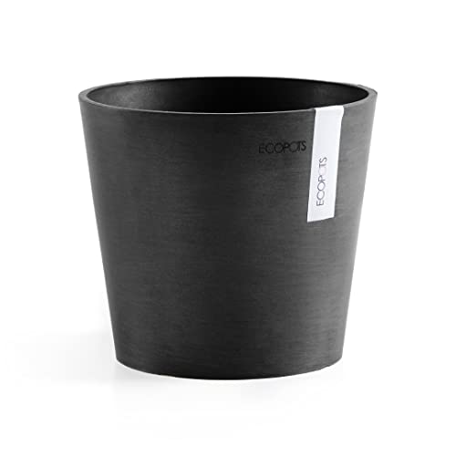 Amsterdam Mini Round Flower Planter (Dark Grey / 7 Inches)