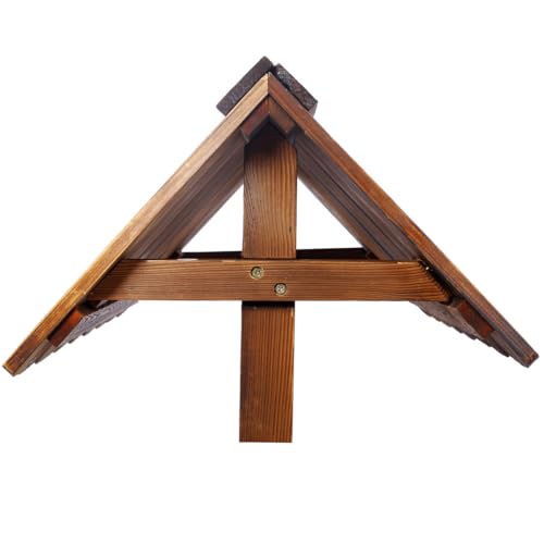 Rustic Wooden Wishing Well Planter Outdoor Home Décor for Patio (20 Inch)