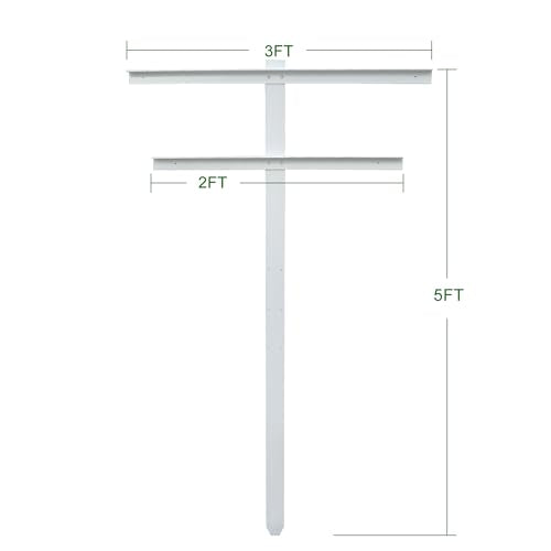 MRGARDEN 5 Feet Garden Trellis 4pack for Raspberry and Climbing Plants (5 Feet-4trellis)