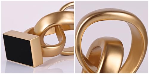 Abstract Sculpture Knot Decor (Gold)