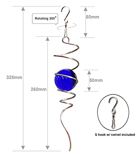 Gazing Ball Spiral Tail (6)