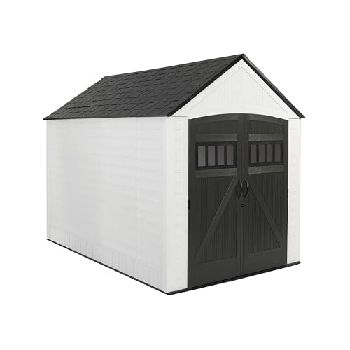Resin Outdoor Storage Shed (7'x10' / Winter Fog)