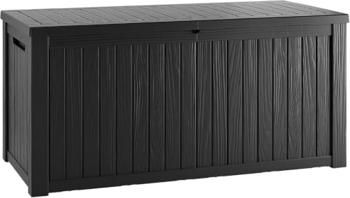 Outdoor Storage Box (Black / 180 Gallon)