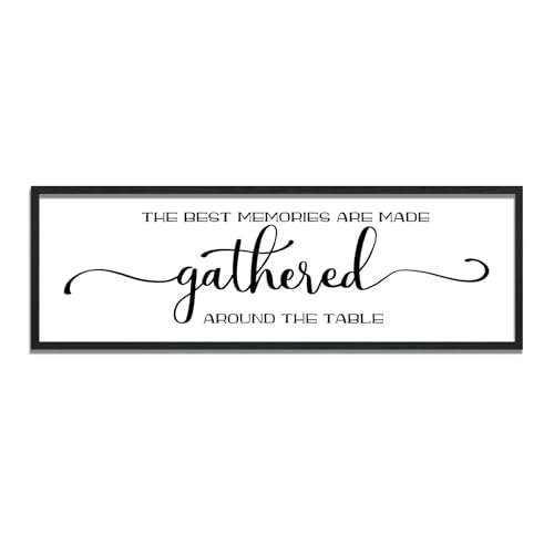 The Best Memories Are Made Gathered Around The Table Wall Decor (The Best Memories Are Made Gathered Around The Table / 16"x48")