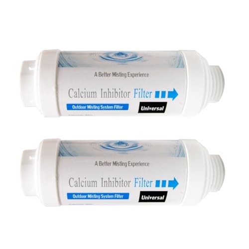 Misting System Calcium Inhibitor Filter Mister Water Filter 2 Packs (2 pcs)
