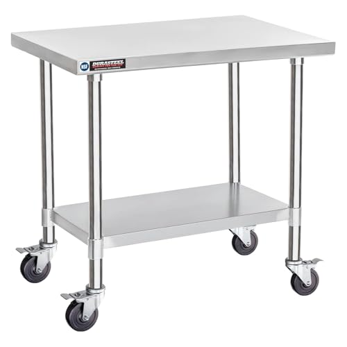 24x36 NSF Stainless Steel Cart (24" x 36" / Table Cart with Casters)