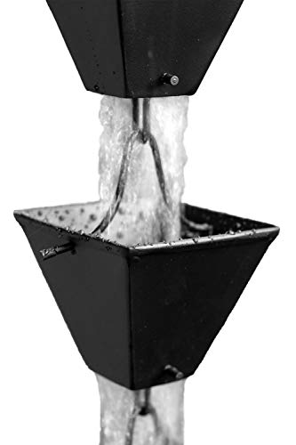Medium Square Cups Rain Chain