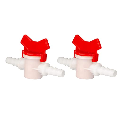 2 Pack Barbed Ball Valve 1" OD In (2 Count)