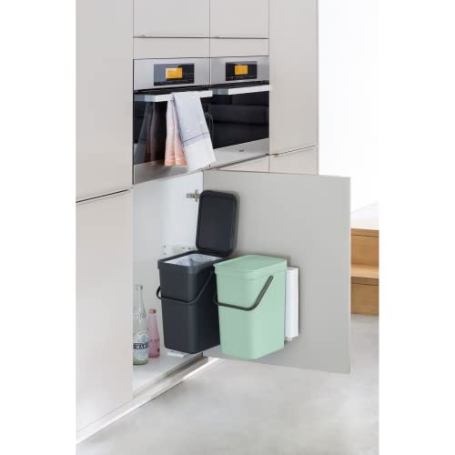 Sort & Go Built (Gray / Jade Green / Built-in 2x 3.2 Gal / 12L)