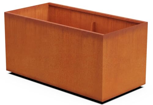 Corten Steel Planters Large Rectangular Planters for Outdoor Plants
