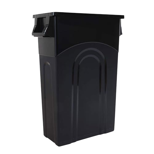 Highboy Waste Container (4-Pack / Black)
