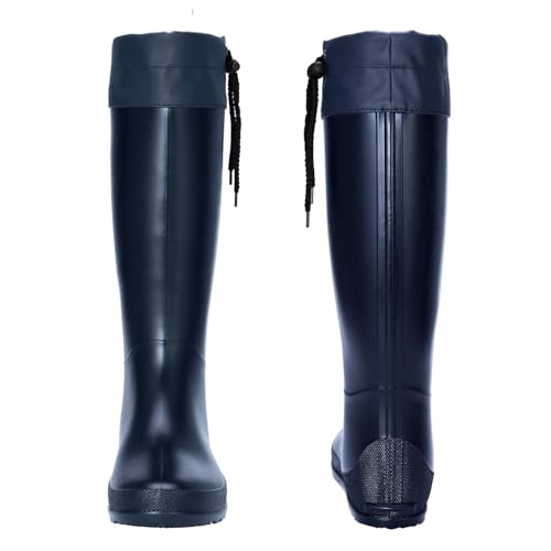 Women's Packable Tall Rain Boots Ultra Lightweight Garden Boots
