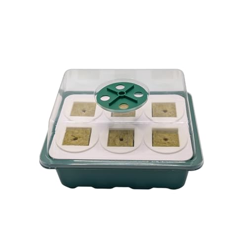 Grow Cubes for Hydroponic System (Seed Starter Nursery + w/Rockwool)