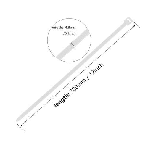 12 Inch Zip Ties Green 1000 PCS