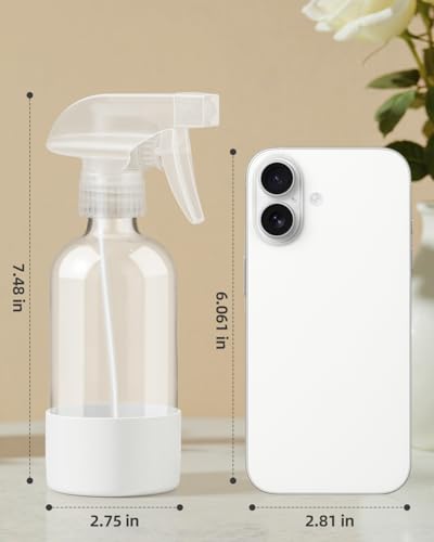 Glass Spray Bottles 8 oz (2 Count)