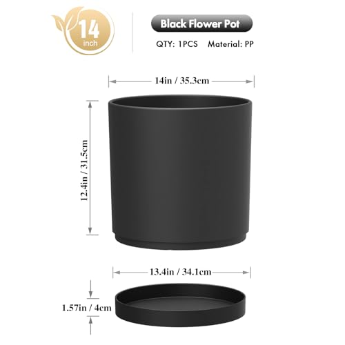 14 Inch Heavy (Black / 14 Inch Large)