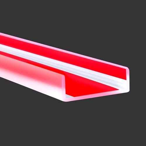 Clear Rubber Edge Trim (Fit 1-3/8" - L20' / Clear)