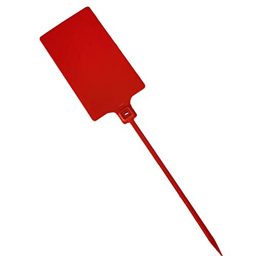 Plastic Seals Shipping Tags Logistics Use Big Sign Tie Large Label Tie (100 Count)